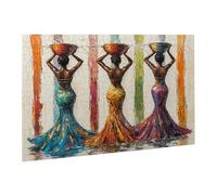 Jigsaw Puzzles for Adults 3000 Piece African Women Jigsaw Puzzle-Colourful, Challenging Game/Brainteasing Adult Jigsaws, The Whole 3D Jigsaw Gifts for Women, Men Beautiful Decoration fr0-1056