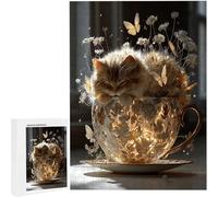 Jigsaw Puzzles for Adults 3000 Piece Cat Flower, 3000 Piece Jigsaw Puzzles for Adults, Educational Game jigsaw puzzle 49 x 32 Inch Suitable for Decompression and Room Wall Decor Gifts PjY8907 E-A