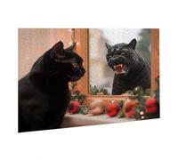 Jigsaw Puzzles for Adults 3000 Piece Cat Jigsaw Puzzle-Colourful, Challenging Game/Brainteasing Adult Jigsaws, The Whole 3D Jigsaw Gifts for Women, Men Beautiful Decoration-Black Panther fr0-681
