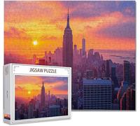 Jigsaw Puzzles for Adults 3000 Piece City Difficult Impossible Puzzle Educational Games Improve Memory Stress Reliever with Poster Included Compact Box the any Occasion or Holiday G-9
