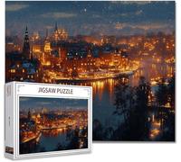 Jigsaw Puzzles for Adults 3000 Piece City Difficult Impossible Puzzle Educational Games Improve Memory Stress Reliever with Poster Included Compact Box the any Occasion or Holiday J-5