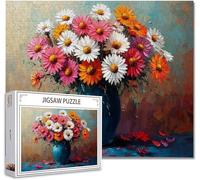 Jigsaw Puzzles for Adults 3000 Piece Colored Flowers Difficult Impossible Puzzle Educational Games Improve Memory Stress Reliever with Poster Included Compact Box Gift any Occasion or Holiday A-7