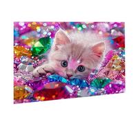 Jigsaw Puzzles for Adults 3000 Piece Crystal Jigsaw Puzzle - Colourful, Challenging Game & Brainteasing Adult Jigsaws, The Whole 3D Jigsaw Gifts for Women, Men Beautiful Decoration Cat K0F-925