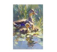 Jigsaw Puzzles for Adults 3000 Piece Duck Large Puzzle Animal, Difficult Challenging Family Games for The Whole for Women, Wooden Jigsaws with Gift Box Packaging, Home Room Decor 81x122cm D-1065
