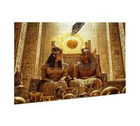 Jigsaw Puzzles for Adults 3000 Piece Egyptian Sun Gods Ra And Cleopatra Jigsaw Puzzle-Colourful, Challenging Game/Brainteasing Adult Jigsaws, The Whole 3D Jigsaw Gifts Women Beautiful Decor fr0-785