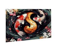 Jigsaw Puzzles for Adults 3000 Piece Flower Jigsaw Puzzle-Colourful, Challenging Game/Brainteasing Adult Jigsaws, The Whole 3D Jigsaw Gifts for Women, Men Beautiful Decoration-Koi Fish fr0-1153