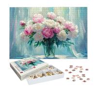 Jigsaw Puzzles for Adults 3000 Piece, Flower Jigsaw Puzzles for Adults, Modern Jigsaws 3000 Pieces with Box, Wooden Puzzle Challenging Game for the Whole for Women, Men, Wooden Puzzle for Gifts, -8669