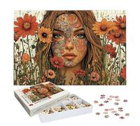 Jigsaw Puzzles for Adults 3000 Piece, Flower Jigsaw Puzzles for Adults, Weed Jigsaws 3000 Pieces with Box, Wooden Puzzle Challenging Game for the Whole for Women, Men, Wooden Puzzle for Gifts, -9061