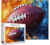 Jigsaw Puzzles for Adults 3000 Piece football Difficult Impossible Puzzle Educational Games Improve Memory Stress Reliever with Poster Included Compact Box the any Occasion or Holiday X-0