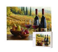 Jigsaw Puzzles for Adults 3000 Piece Fruit Red Wine, 3000 Piece Jigsaw Puzzles for Adults, Educational Game jigsaw puzzle 48.8x32in Suitable for Decompression and Room Wall Decor Gifts j-789