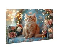 Jigsaw Puzzles for Adults 3000 Piece Ginger Cat Jigsaw Puzzle-Colourful, Challenging Game/Brainteasing Adult Jigsaws, The Whole 3D Jigsaw Gifts for Women, Men Beautiful Decoration fr0-226