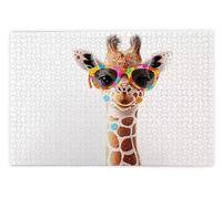 Jigsaw Puzzles for Adults 3000 Piece, Giraffe Puzzles for Adults, Impossible Puzzle 3000 Pieces, Family Educational Wooden Puzzle, Challenging Jigsaws, Gift Box Packaging, Gifts for Women, Men, I-31