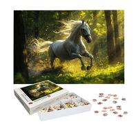 Jigsaw Puzzles for Adults 3000 Piece, Horse Jigsaw Puzzles for Adults, Forest Jigsaws 3000 Pieces with Box, Wooden Puzzle Challenging Game for the Whole for Women, Men, Wooden Puzzle for Gifts, -8847
