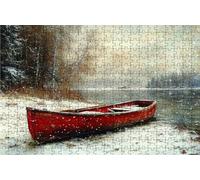 Jigsaw Puzzles for Adults 3000 Piece Jigsaw Puzzles for Adults Boat Creative Puzzle for Family Educational Games Home Decoration Gifts for Women DIY Puzzle Wall Decoration Theme: River RXPT-10714