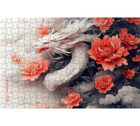 Jigsaw Puzzles for Adults 3000 Piece Jigsaw Puzzles for Adults Chinese Style Creative Puzzle for Family Educational Games Home Decoration Gifts for Women DIY Puzzle Home Decor Theme: Dragon RXPT-6648