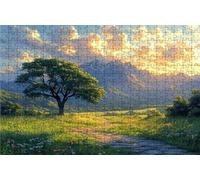 Jigsaw Puzzles for Adults 3000 Piece Jigsaw Puzzles for Adults Tree Creative Puzzle for Family Educational Games Home Decoration Gifts for Women DIY Puzzle Wall Decoration Theme: Mountain RXPT-7984