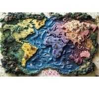 Jigsaw Puzzles for Adults 3000 Piece Jigsaw Puzzles for Adults World Map Creative Puzzle for Family Educational Games Home Decoration Gifts for Women DIY Puzzle Home Decor Theme: Landscape RXPT-386