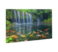 Jigsaw Puzzles for Adults 3000 Piece Koi Fish Jigsaw Puzzle-Colourful, Challenging Game/Brainteasing Adult Jigsaws, The Whole 3D Jigsaw Gifts for Women, Men Beautiful Decoration-Waterfall fr0-820