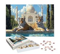 Jigsaw Puzzles for Adults 3000 Piece, Landscape Jigsaw Puzzles for Adults, Tiger Jigsaws 3000 Pieces with Box, Wooden Puzzle Challenging Game for Women/Men, Wooden Puzzle for Gifts, Home Decor, -8803
