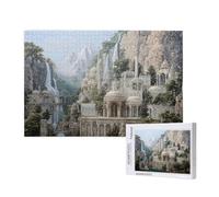 Jigsaw Puzzles for Adults 3000 Piece Landscape Jigsaw Puzzles for Adults with Gift Box 81x122 cm, Wooden Puzzle Church Challenging Puzzle Games Home Decoration, for The Whole Family,p737t