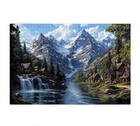Jigsaw Puzzles for Adults 3000 piece, Landscape Puzzles for Adults, Impossible Puzzle 3000 piece, Educational Wooden Puzzle, Challenging Jigsaws, Gift Box Packaging, Gifts for Women (Mountain) R-77