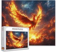 Jigsaw Puzzles for Adults 3000 Piece Phoenix Difficult Impossible Puzzle Educational Games Improve Memory Stress Reliever with Poster Included Compact Box the any Occasion or Holiday E-5