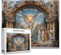 Jigsaw Puzzles for Adults 3000 Piece religion Difficult Impossible Puzzle Educational Games Improve Memory Stress Reliever with Poster Included Compact Box the any Occasion or Holiday V-9