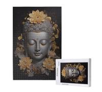 Jigsaw Puzzles for Adults 3000 Piece Retro Jigsaw Puzzles for Adults with Gift Box 81x122cm,Wooden Puzzle Stone Statue Challenging Puzzle Games Home Decoration, for The Whole Family,p1344t
