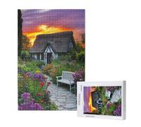 Jigsaw Puzzles for Adults 3000 Piece Rural Jigsaw Puzzles for Adults with Gift Box 81x122 cm, Wooden Puzzle Landscape Challenging Puzzle Games Home Decoration, for The Whole Family,p1345t