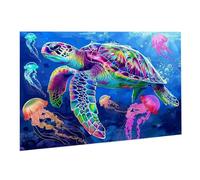 Jigsaw Puzzles for Adults 3000 Piece Sea Turtle Jigsaw Puzzle - Colourful, Challenging Game & Brainteasing Adult Jigsaws, The Whole 3D Jigsaw Gifts for Women, Men Beautiful Decoration Jellyfish K0F217