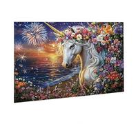 Jigsaw Puzzles for Adults 3000 Piece Sea View Jigsaw Puzzle-Colourful, Challenging Game/Brainteasing Adult Jigsaws, The Whole 3D Jigsaw Gifts for Women, Men Beautiful Decoration-Unicorn fr0-809