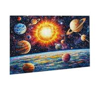 Jigsaw Puzzles for Adults 3000 Piece Universe Jigsaw Puzzle - Colourful, Challenging Game & Brainteasing Adult Jigsaws, The Whole 3D Jigsaw Gifts for Women, Men Beautiful Decoration Planet K0F-889
