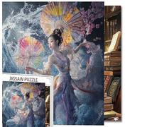 Jigsaw Puzzles for Adults 3000 Piece woman Difficult Impossible Puzzle Educational Games Improve Memory Stress Reliever with Poster Included Compact Box the any Occasion or Holiday G-7