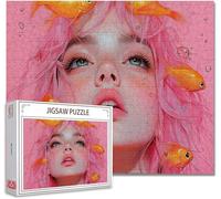 Jigsaw Puzzles for Adults 3000 Piece woman Difficult Impossible Puzzle Educational Games Improve Memory Stress Reliever with Poster Included Compact Box the any Occasion or Holiday B-5
