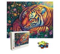 Jigsaw Puzzles for Adults 3000 Piece - Wooden Puzzles Animal, Large Challenging Jigsaw 3000 Piece, IQ Puzzle for Adults for Family Games, Home Decor & Relaxation, 48.0 X 31.9 Inch, Theme: Tiger 8p-127