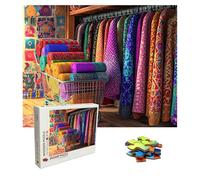 Jigsaw Puzzles for Adults 3000 Piece - Wooden Puzzles Colorful, Large Challenging Jigsaw 3000 Piece, IQ Puzzle for Adults for Family Games, Home Wall Decor, 48.0 X 31.9 Inch, Theme: Clothes 8p-8