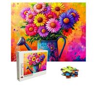 Jigsaw Puzzles for Adults 3000 Piece - Wooden Puzzles Flower, Large Challenging Jigsaw 3000 Piece, IQ Puzzle for Adults for Family Games, Home Wall Decor, 48.0 X 31.9 Inch, Theme: Colorful 8p-280