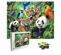 Jigsaw Puzzles for Adults 3000 Piece - Wooden Puzzles Forest, Large Challenging Jigsaw 3000 Piece, Puzzle for Adults for Family Games, Home Decor & Relaxation, 48.0 X 31.9 Inch, Theme: Animal 8p-712