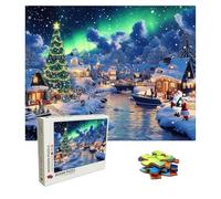 Jigsaw Puzzles for Adults 3000 Piece - Wooden Puzzles Lake, Large Challenging Jigsaw 3000 Piece, IQ Puzzle for Adults for Family Games, Home Decor & Relaxation, 48.0 X 31.9 Inch, Theme: Aurora 8p-319