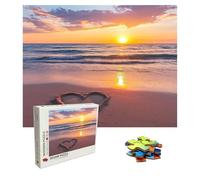 Jigsaw Puzzles for Adults 3000 Piece - Wooden Puzzles Love, Large Challenging Jigsaw 3000 Piece, IQ Puzzle for Adults for Family Games, Home Decor & Relaxation, 48.0 X 31.9 Inch, Theme: Sunset 8p-478