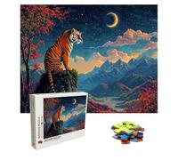 Jigsaw Puzzles for Adults 3000 Piece - Wooden Puzzles Tiger, Large Challenging Jigsaw 3000 Piece, IQ Puzzle for Adults for Family Games, Home Wall Decor, 48.0 X 31.9 Inch, Theme: Landscape 8p-395