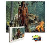 Jigsaw Puzzles for Adults 3000 Piece - Wooden Puzzles Wolf, Large Challenging Jigsaw 3000 Piece, IQ Puzzle for Adults for Family Games, Home Decor & Relaxation, 48.0 X 31.9 Inch, Theme: Savage 8p-462