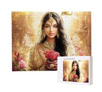Jigsaw Puzzles for Adults 3000, Puzzle for Adults, Challenging Puzzle Educational Games, Puzzles Game for The Whole for Women, Gifts for Men, Home Decoration, Theme:（Indian Girl) z-920