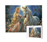 Jigsaw Puzzles for Adults 3000, Puzzle for Adults, Challenging Puzzle Educational Games, Puzzles Game for The Whole for Women, Gifts for Men, Home Decoration, Theme:（Women'S Horses) z-660