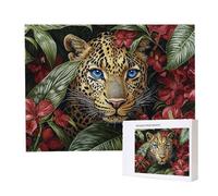 Jigsaw Puzzles for Adults 3000, Puzzle for Adults, Challenging Puzzle Educational Games, Puzzles Game for The Whole for Women, Gifts for Men, Home Decoration, Theme:（Jungle Leopard) z-108