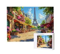 Jigsaw Puzzles for Adults 3000, Puzzle for Adults, Challenging Puzzle Educational Games, Puzzles Game for The Whole for Women, Gifts for Men, Home Decoration, Theme:（Paris Street View) z-22
