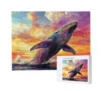 Jigsaw Puzzles for Adults 3000, Puzzle for Adults, Challenging Puzzle Educational Games, Puzzles Game for The Whole for Women, Gifts for Men, Home Decoration, Theme:（Whale Ocean) z-432