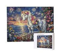 Jigsaw Puzzles for Adults 3000, Puzzle for Adults, Challenging Puzzle Educational Games, Puzzles Game for The Whole for Women, Gifts for Men, Home Decoration, Theme:（Sea View Unicorn) z-250