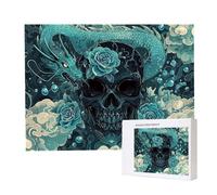 Jigsaw Puzzles for Adults 3000, Puzzle for Adults, Challenging Puzzle Educational Games, Puzzles Game for The Whole for Women, Gifts for Men, Home Decoration, Theme:（Skeleton Dragon) z-492