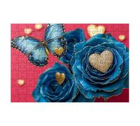 Jigsaw Puzzles for Adults 3000, Rose Jigsaws 3000 Pieces for Adults, Impossible Jigsaws Puzzle Challenging Game for The Whole, Wooden Jigsaw Puzzles for Gifts for Women Gifts for Men Theme:Heart -2340